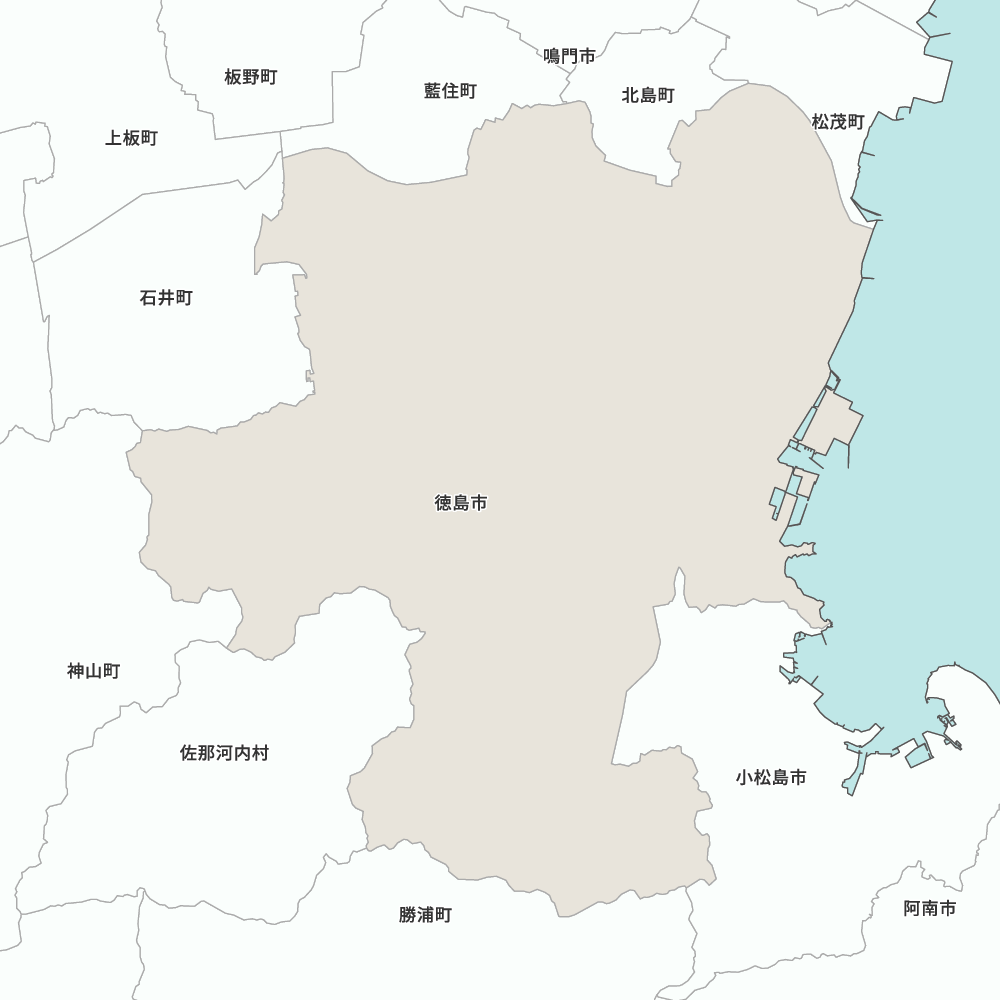 徳島県徳島市の地図 | Map-It マップ・イット