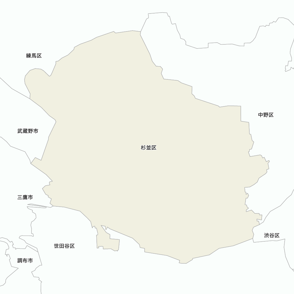 東京都杉並区の地図 | Map-It マップ・イット