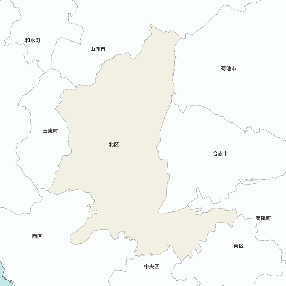 熊本県熊本市北区の地図 | Map-It マップ・イット