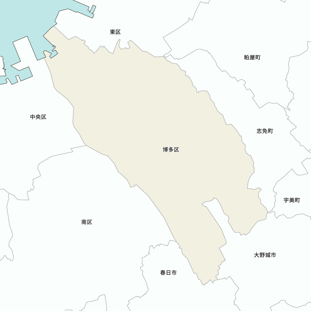 福岡県福岡市博多区の地図 | Map-It マップ・イット