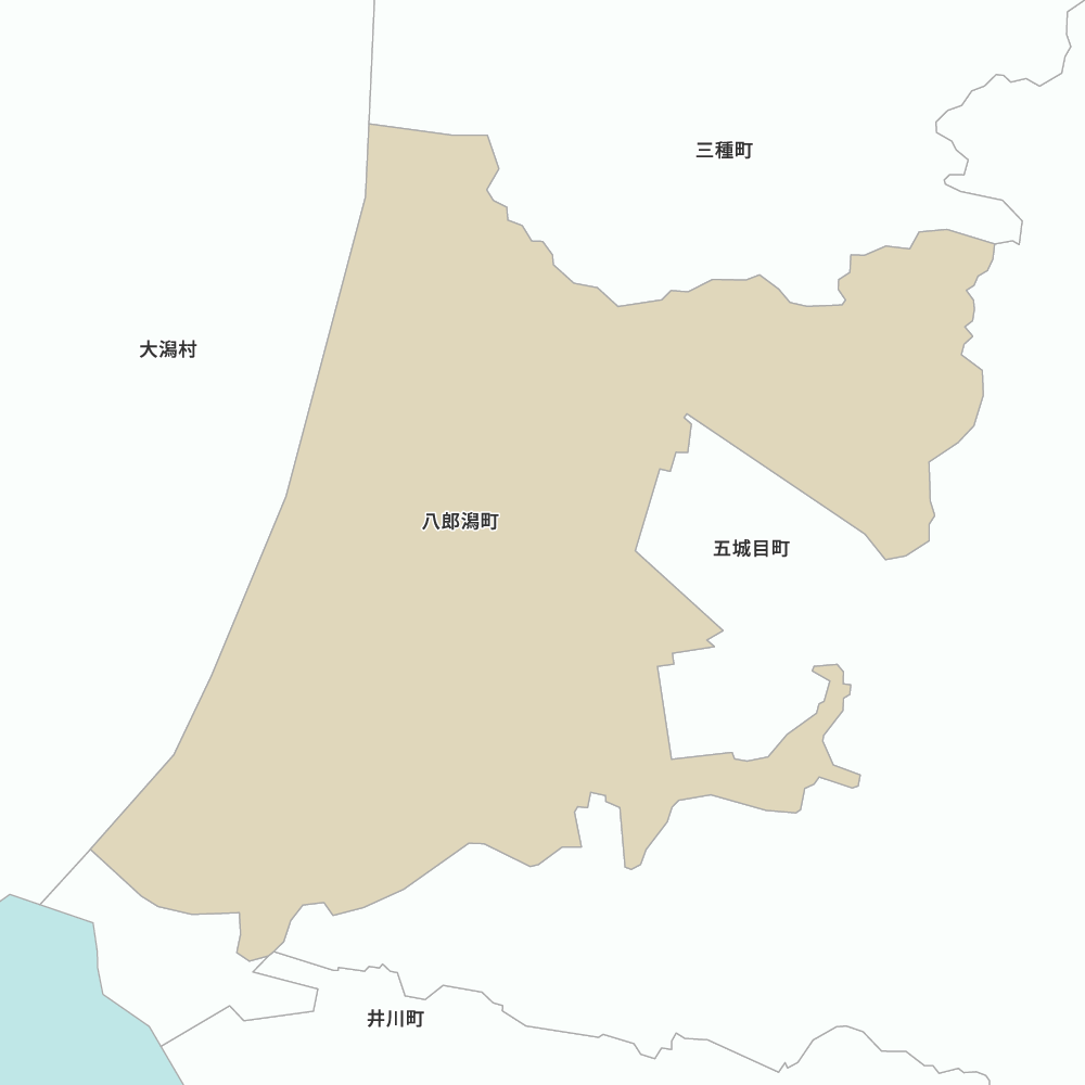 秋田県南秋田郡八郎潟町の地図 | Map-It マップ・イット