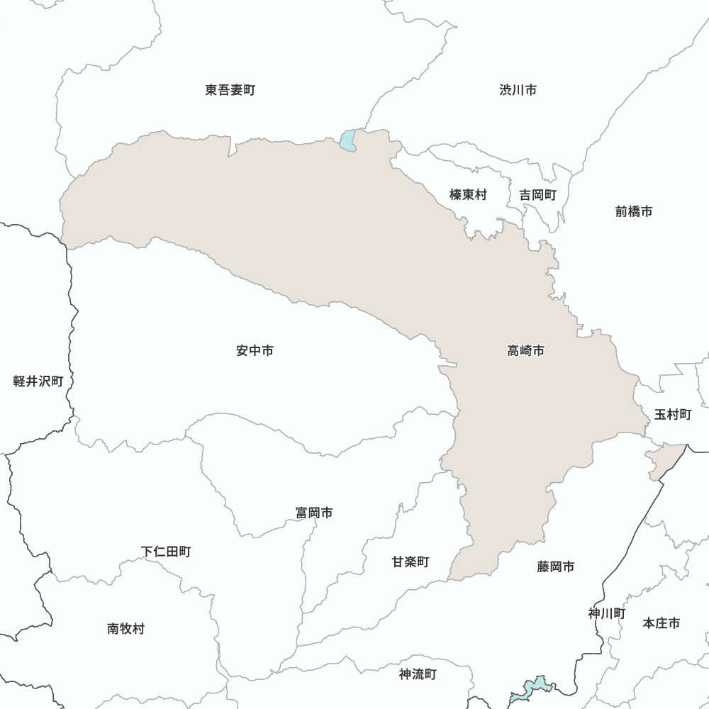 群馬県高崎市の地図 | Map-It マップ・イット