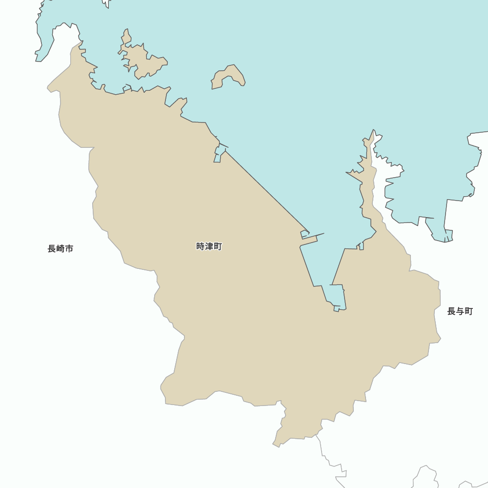 長崎県西彼杵郡時津町の地図 | Map-It マップ・イット