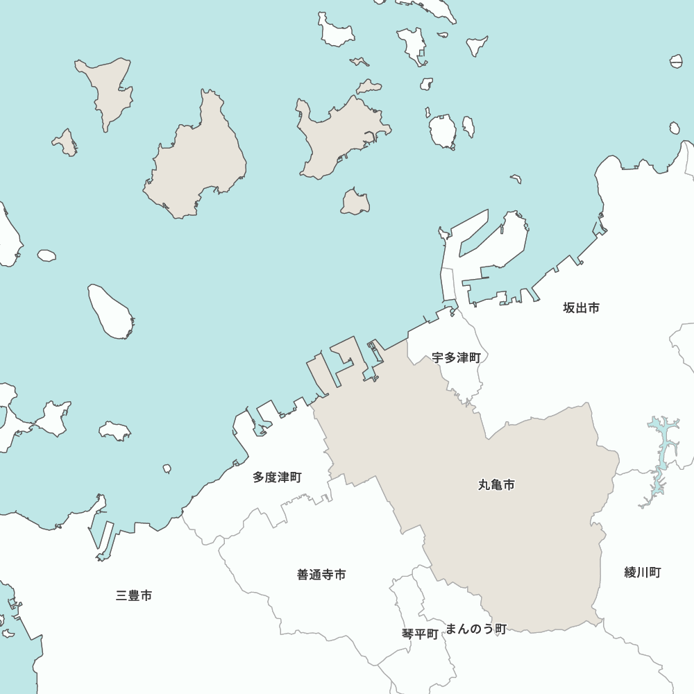 香川県丸亀市の地図 | Map-It マップ・イット