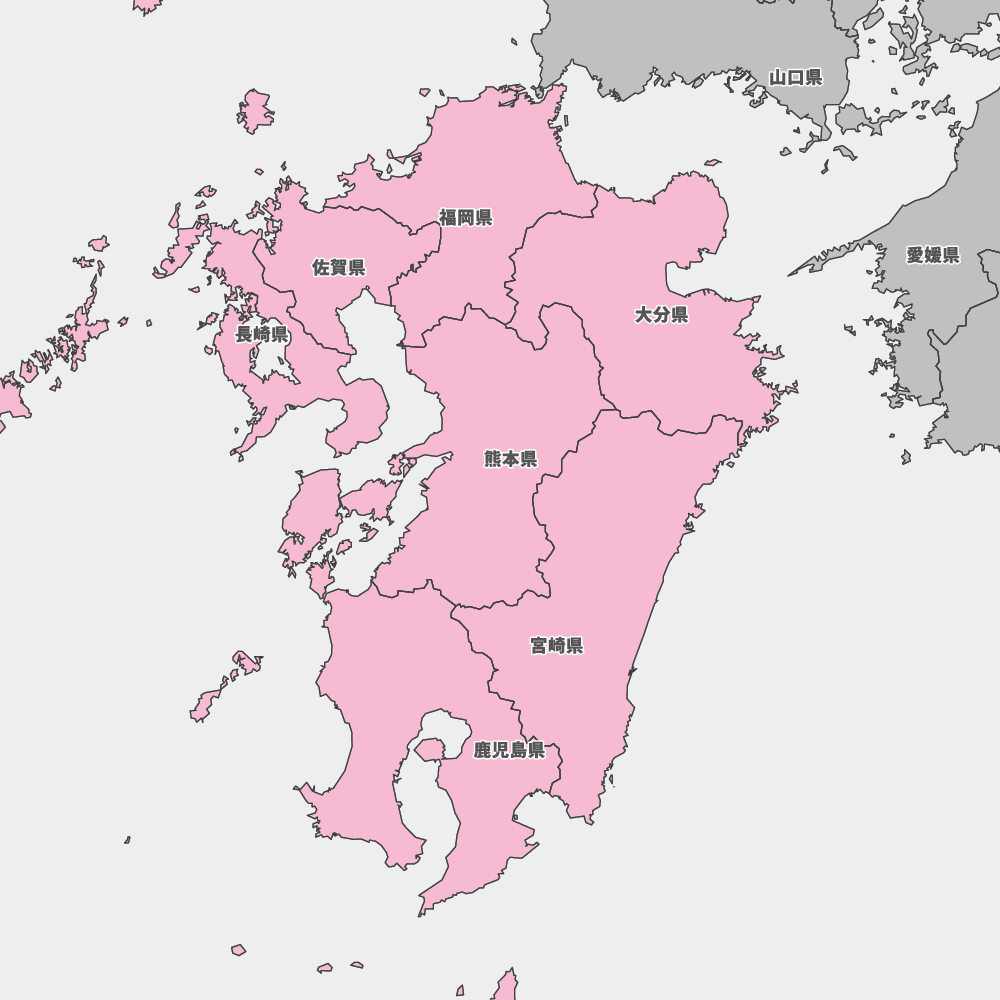 九州地方の地図 Map It マップ イット