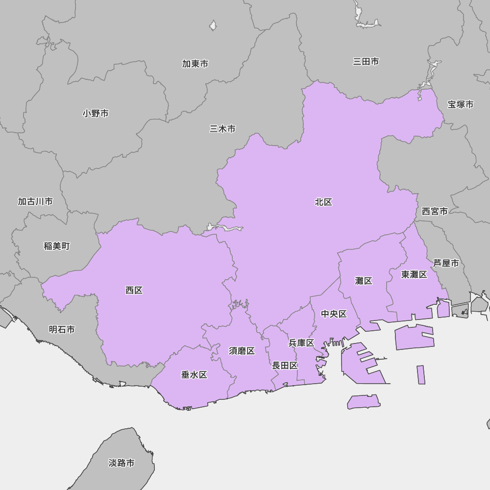 Map of Kobe city | Map-It