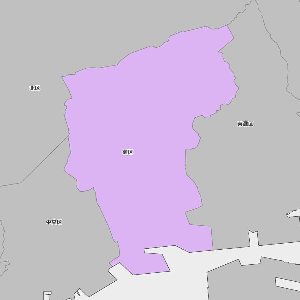 兵庫県神戸市灘区の地図 | Map-It マップ・イット