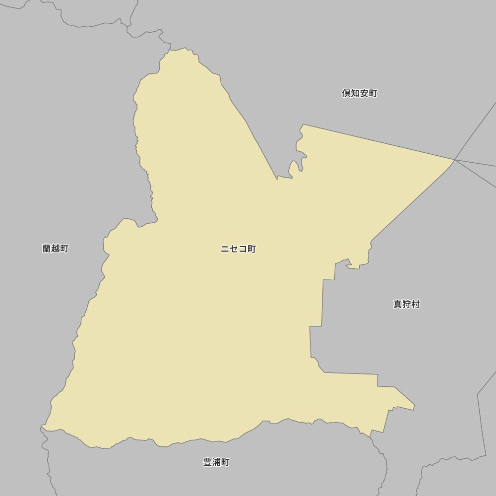 北海道後志総合振興局虻田郡ニセコ町の地図 | Map-It マップ・イット