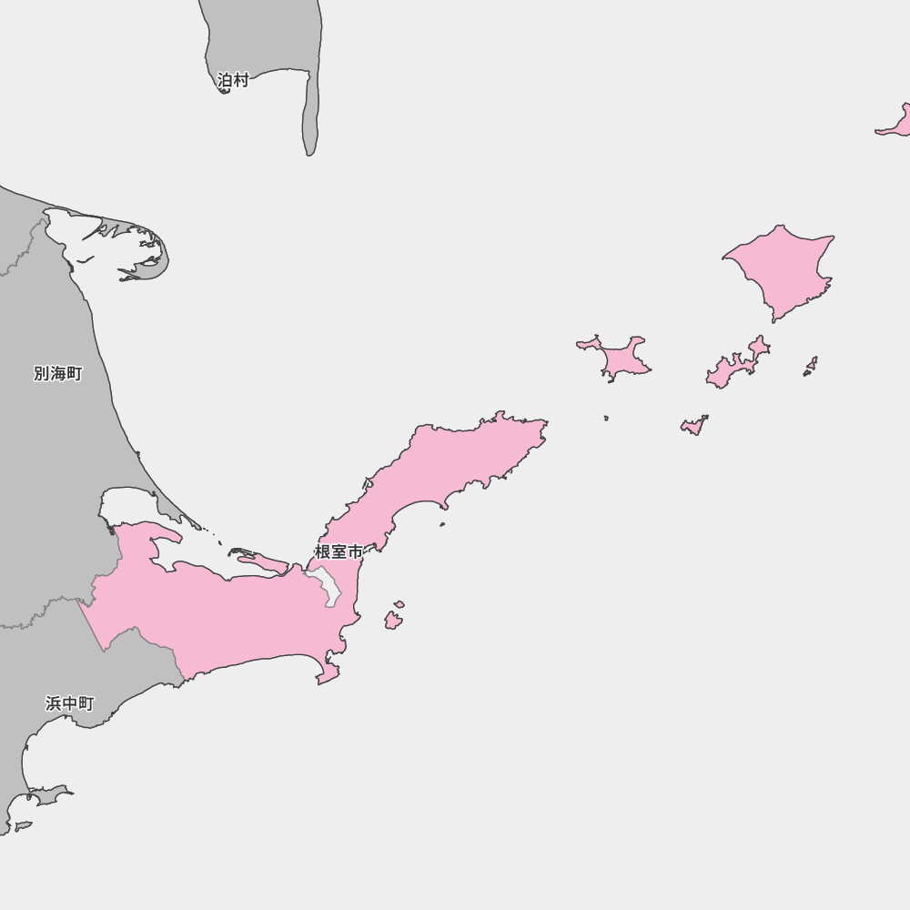 北海道根室振興局根室市の地図 | Map-It マップ・イット