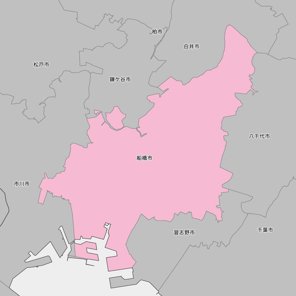千葉県船橋市の地図 | Map-It マップ・イット