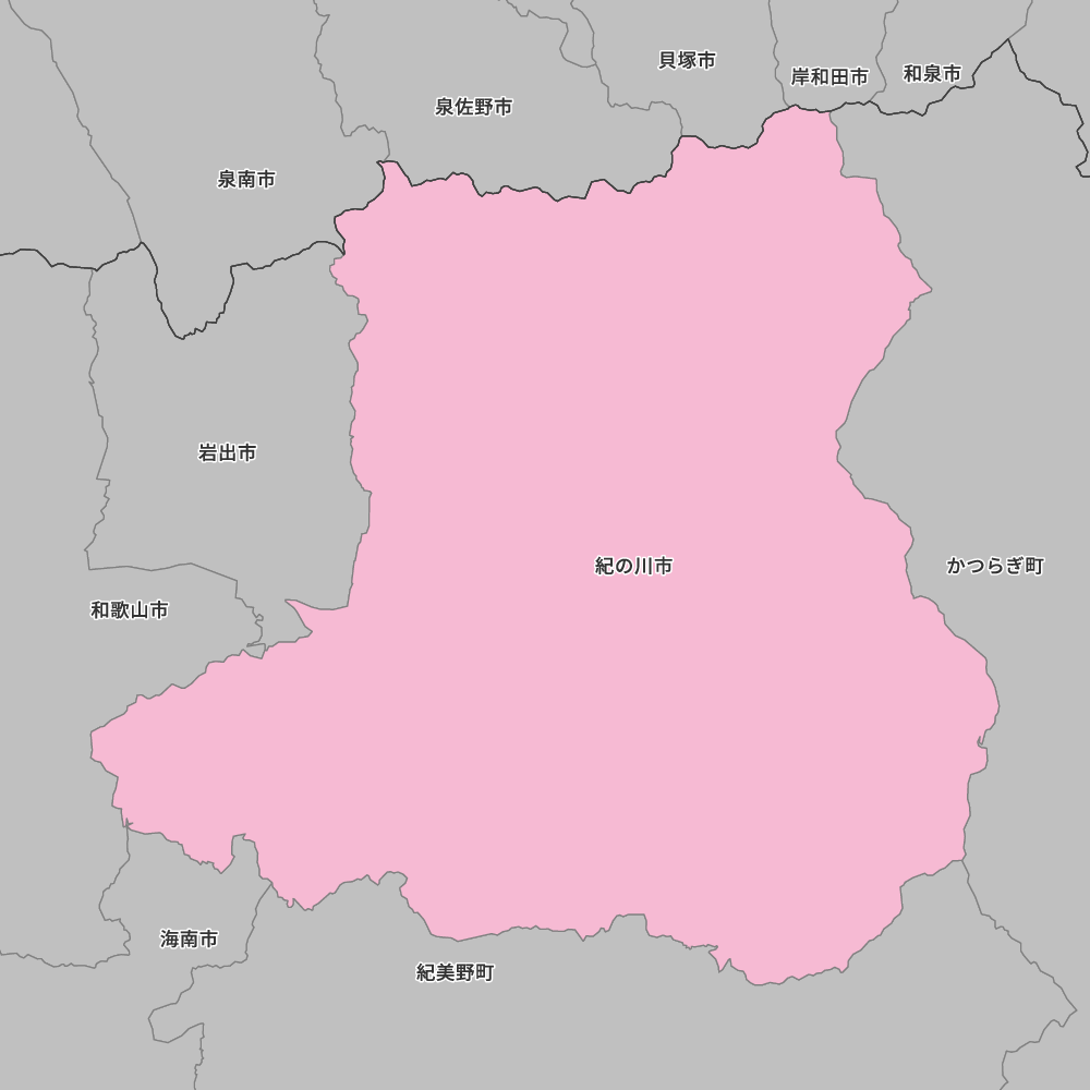 和歌山県紀の川市の地図 MapIt マップ・イット