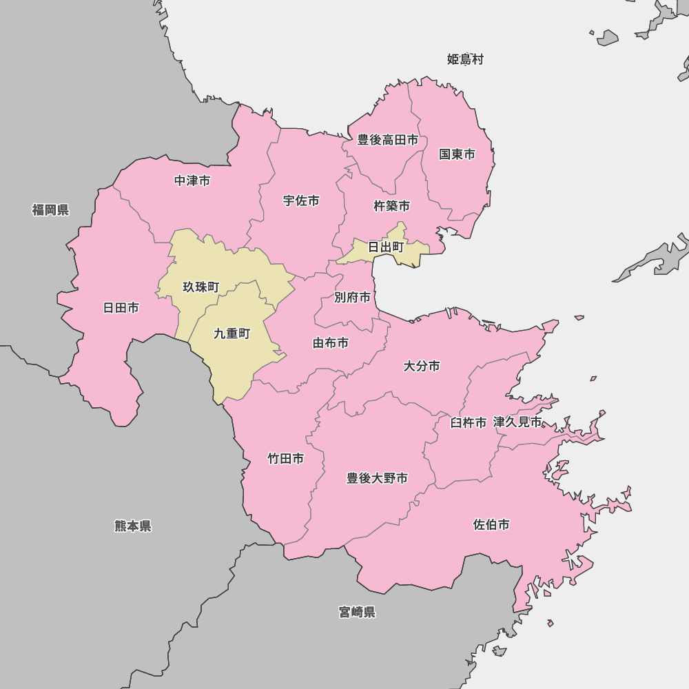 大分市通称住所一覧, 大分市 住所表記 , 住居表示 旧新対照簿 – FZTB