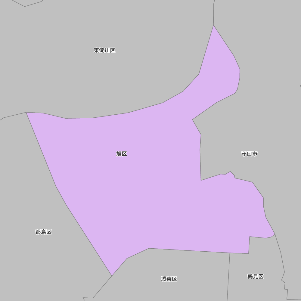 大阪府大阪市旭区の地図 | Map-It マップ・イット