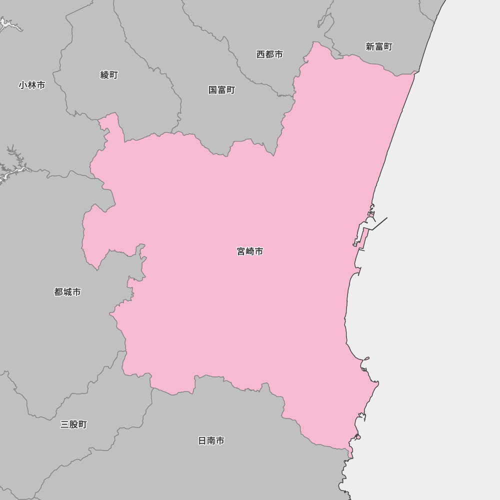 宮崎県宮崎市の地図 | Map-It マップ・イット