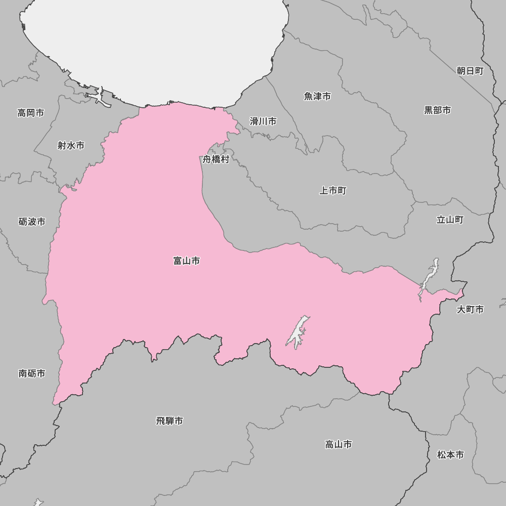 富山県富山市の地図 | Map-It マップ・イット