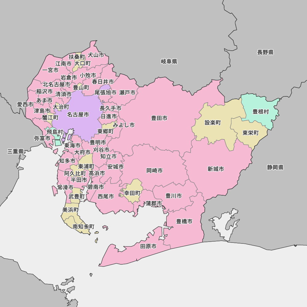 愛知県の地図 Map It マップ イット