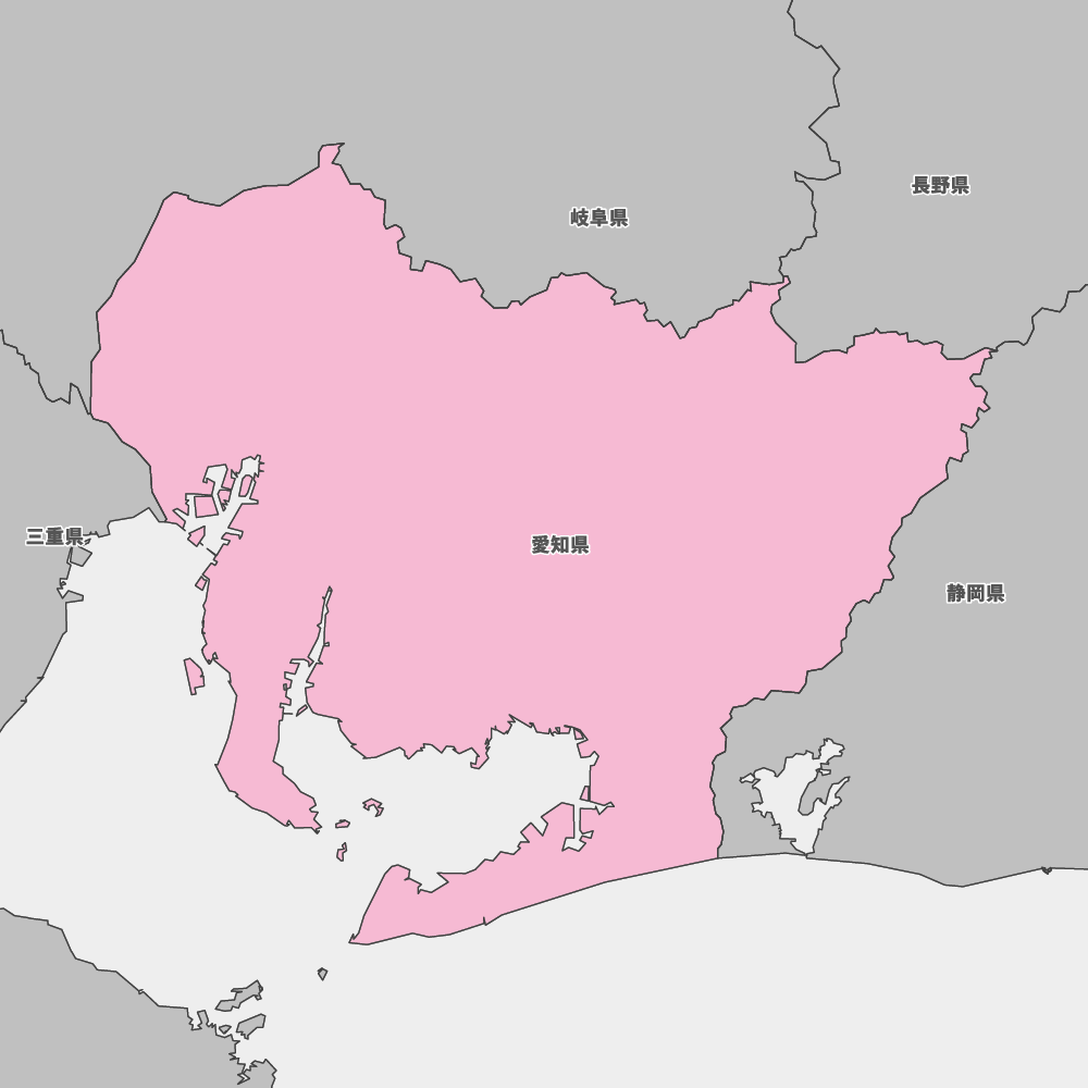 愛知県の地図 | Map-It マップ・イット