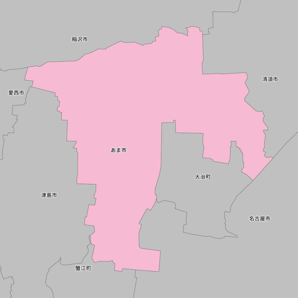 愛知県あま市の地図 | Map-It マップ・イット