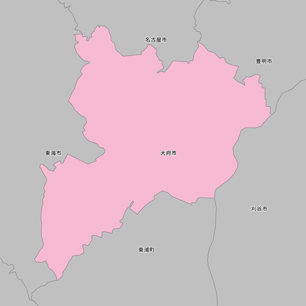 愛知県大府市の地図 Map It マップ イット