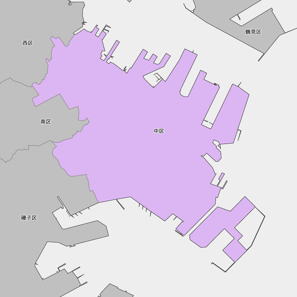 神奈川県横浜市中区の地図 | Map-It マップ・イット