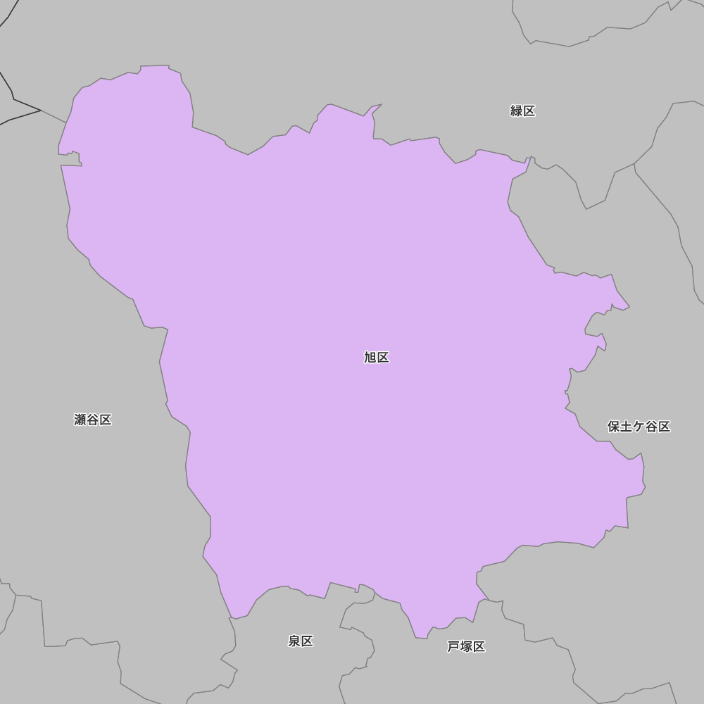 神奈川県横浜市旭区の地図 | Map-It マップ・イット