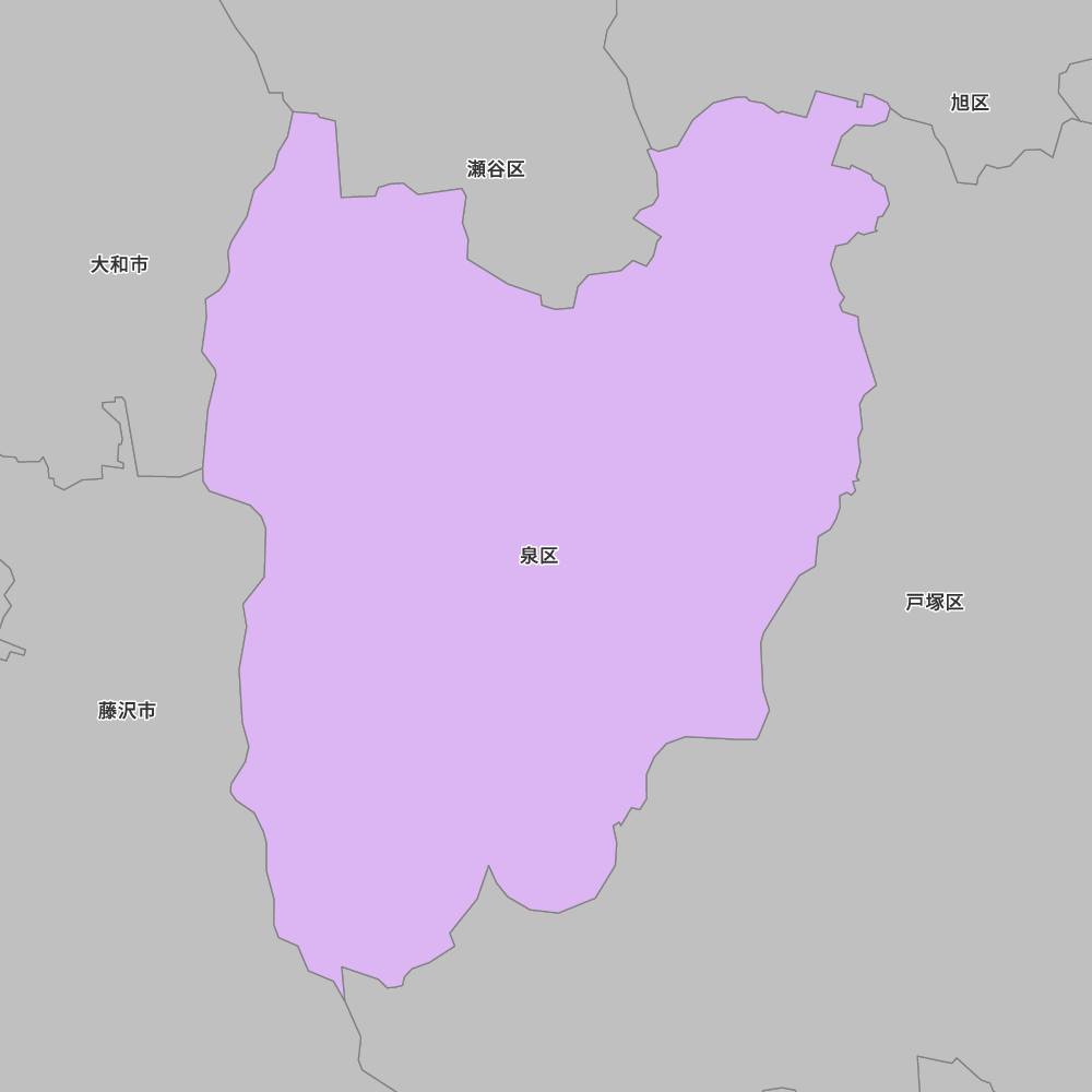神奈川県横浜市泉区の地図 | Map-It マップ・イット