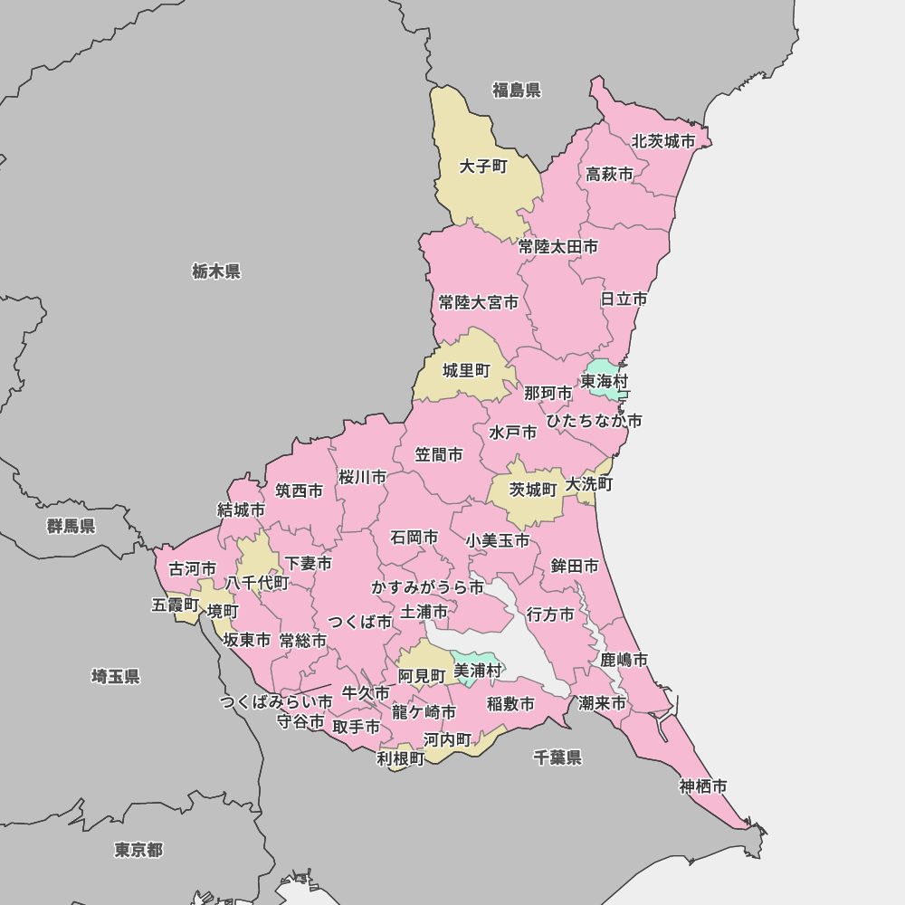 茨城県の地図 Map It マップ イット