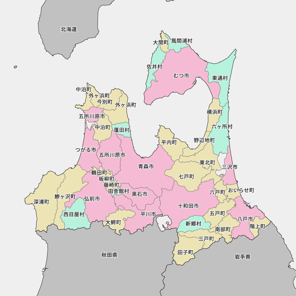 青森県の地図 Map It マップ イット