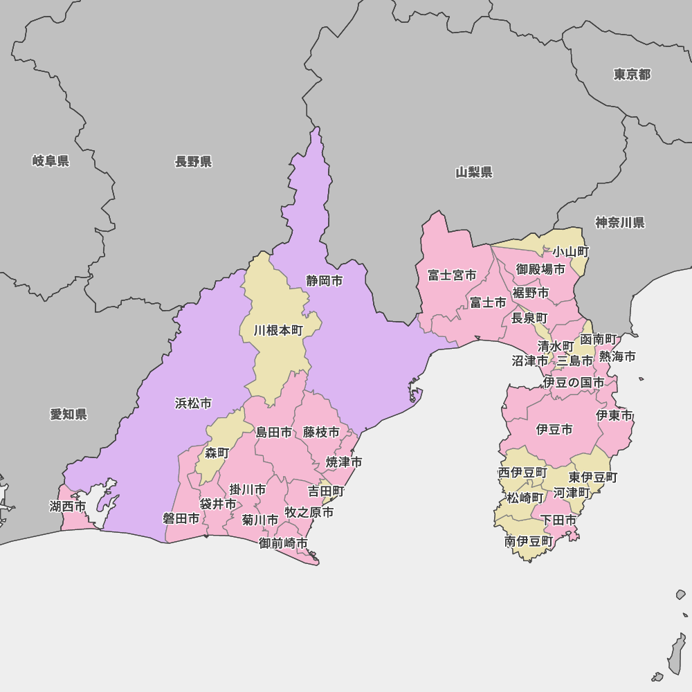 静岡県の地図 Map It マップ イット