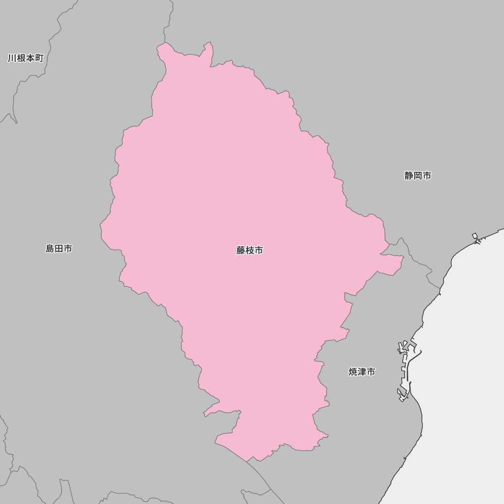 静岡県藤枝市の地図 | Map-It マップ・イット