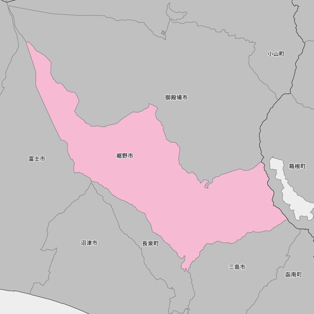 静岡県裾野市の地図 | Map-It マップ・イット