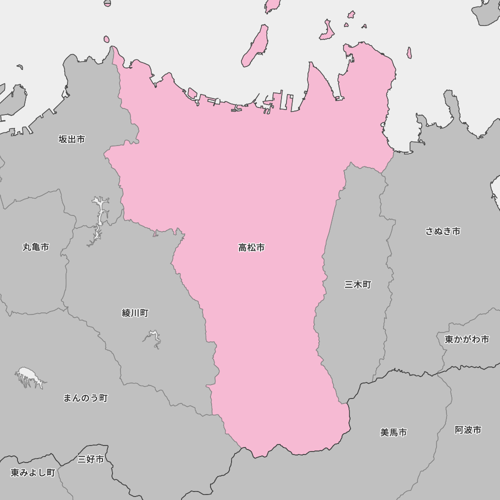 香川県高松市の地図 | Map-It マップ・イット