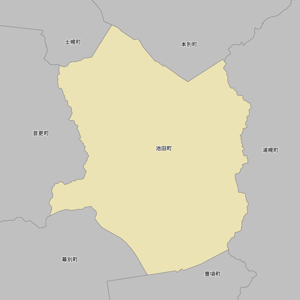 北海道十勝総合振興局中川郡池田町の地図 | Map-It マップ・イット