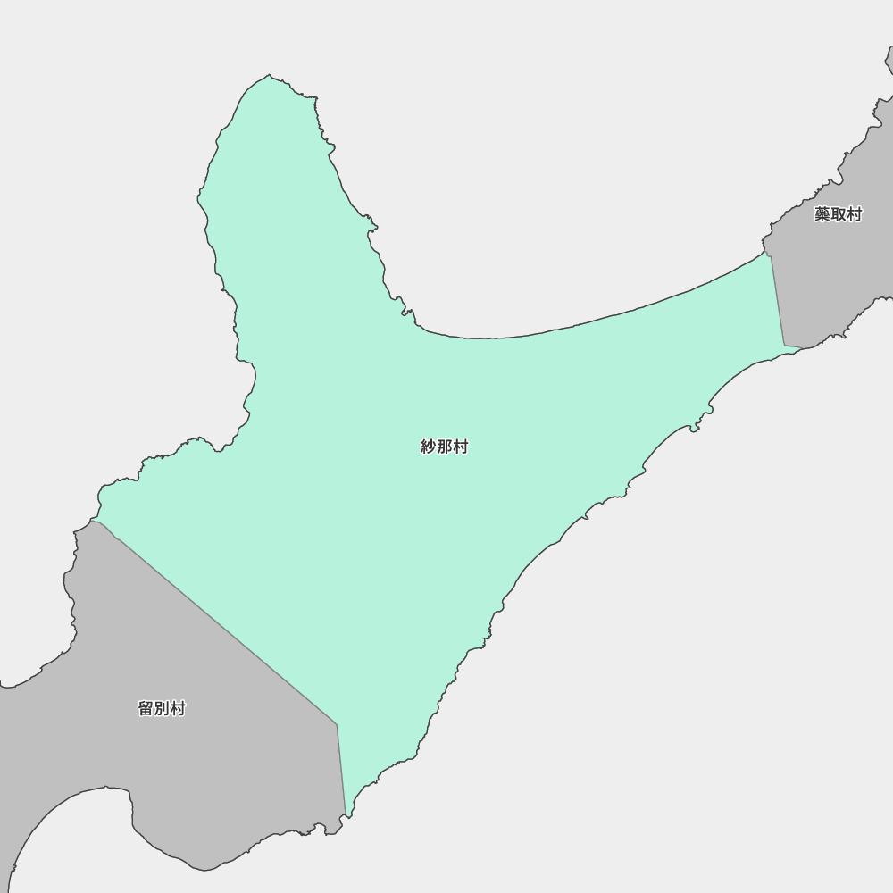 定番人気！ 北海道根室振興局紗那郡紗那村の地図 | Map-It マップ・イット ジャケット・アウター