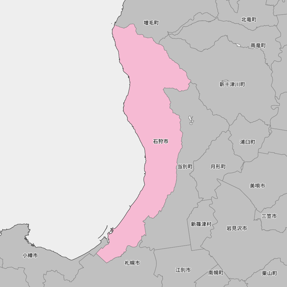 北海道石狩振興局石狩市の地図 | Map-It マップ・イット