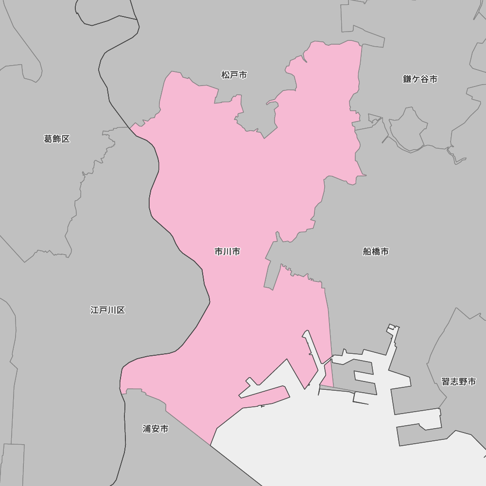 千葉県市川市の地図 | Map-It マップ・イット
