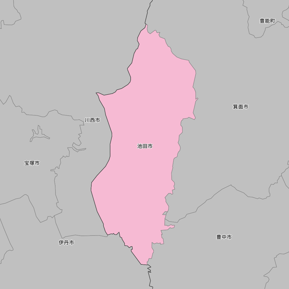 大阪府池田市の地図 | Map-It マップ・イット