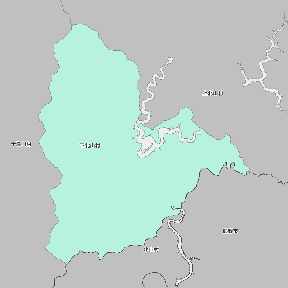 奈良県吉野郡下北山村の地図 | Map-It マップ・イット