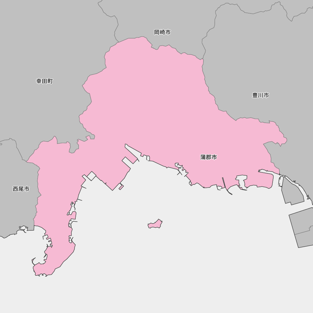 愛知県蒲郡市の地図 | Map-It マップ・イット