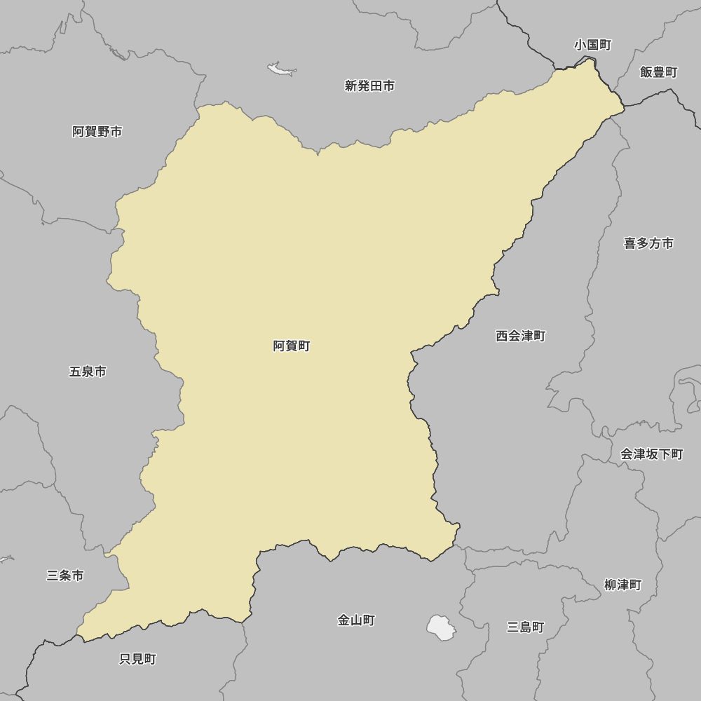 新潟県東蒲原郡阿賀町の地図 | Map-It マップ・イット