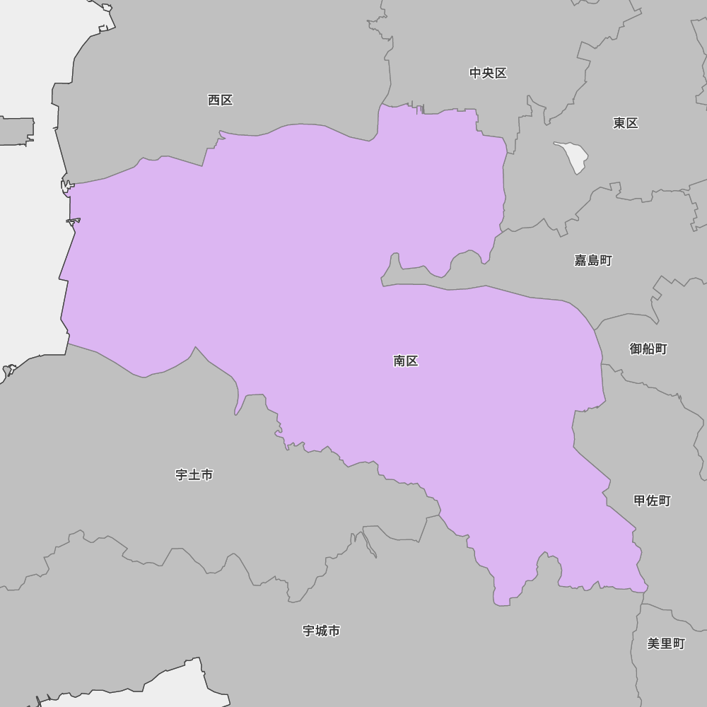 熊本県熊本市南区の地図 | Map-It マップ・イット