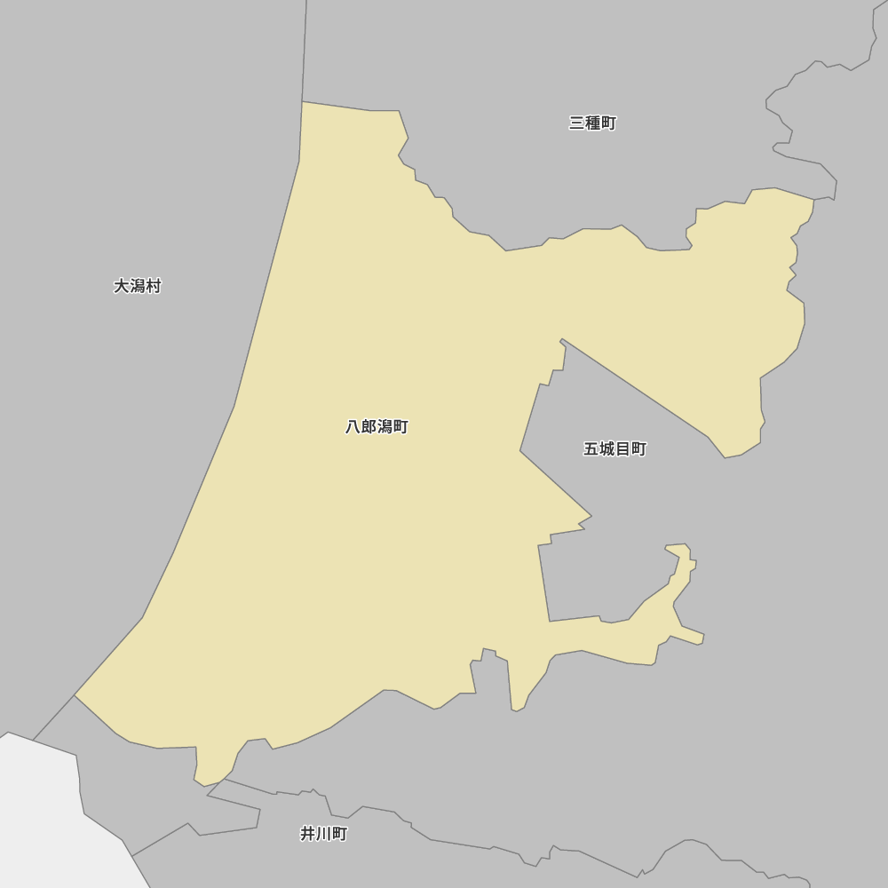 秋田県南秋田郡八郎潟町の地図 | Map-It マップ・イット