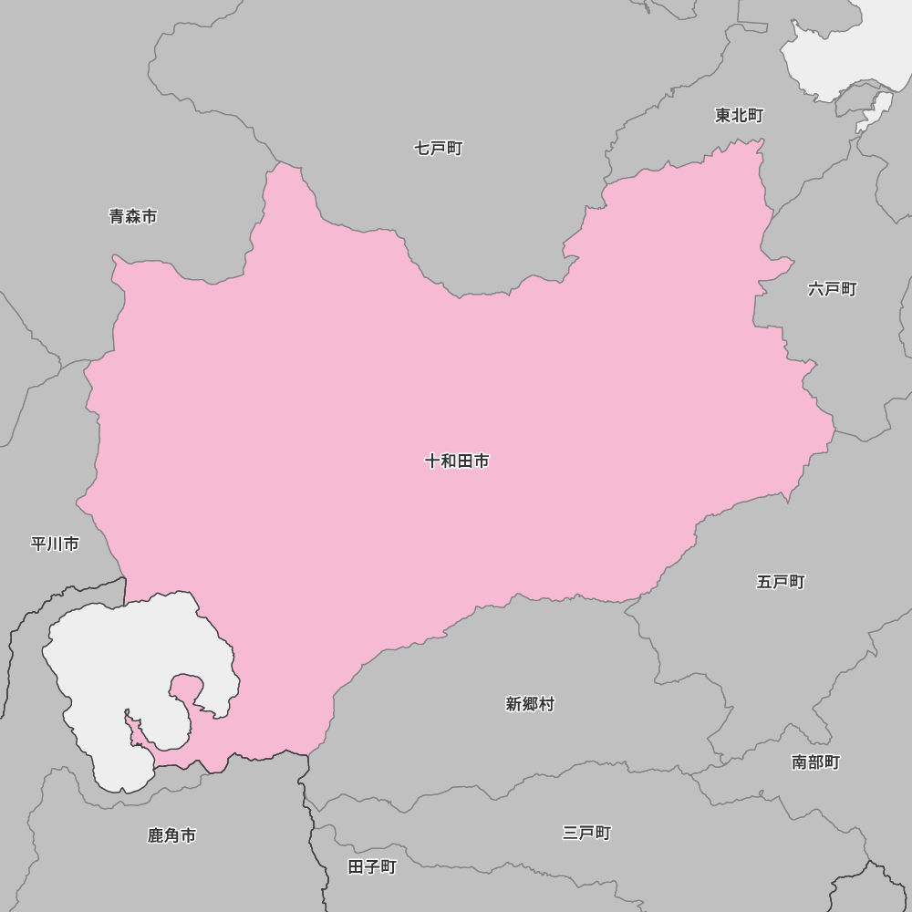 青森県十和田市の地図 | Map-It マップ・イット