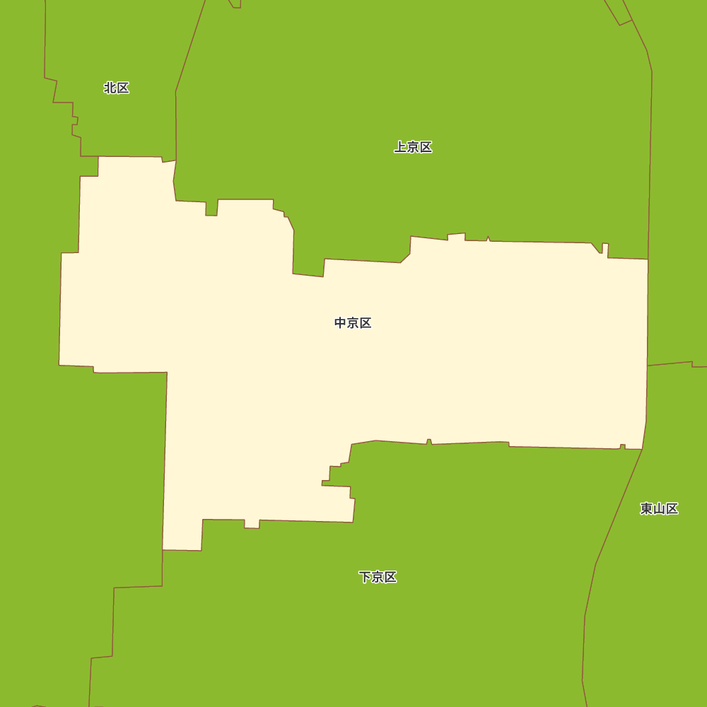 京都府京都市中京区の地図 | Map-It マップ・イット