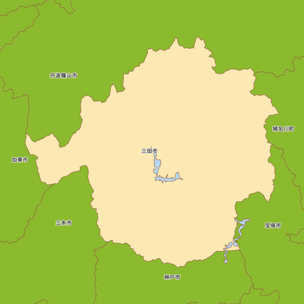 三田 兵庫県三田市の地図 | Map-It マップ・イット