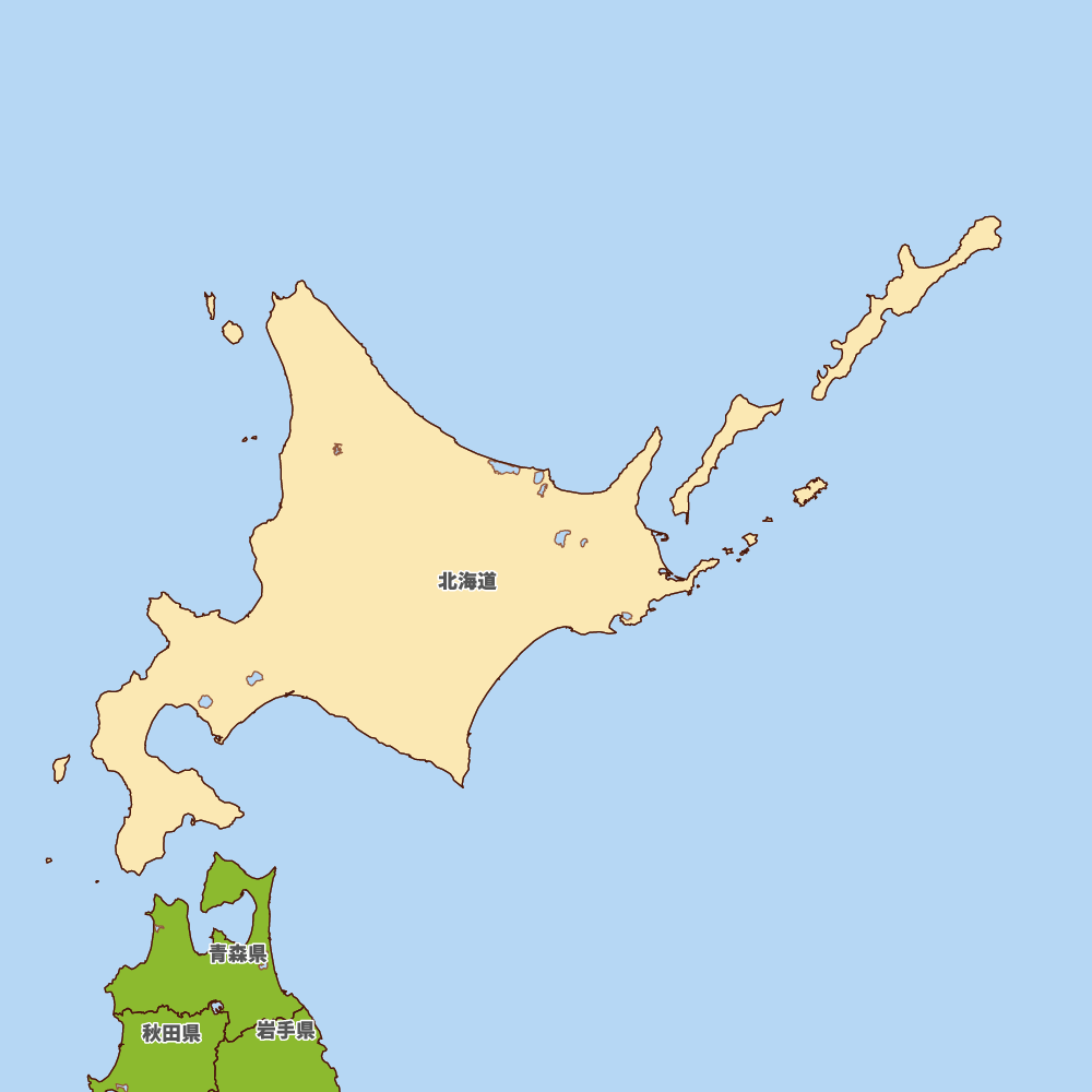 北海道地方の地図 Map It マップ イット