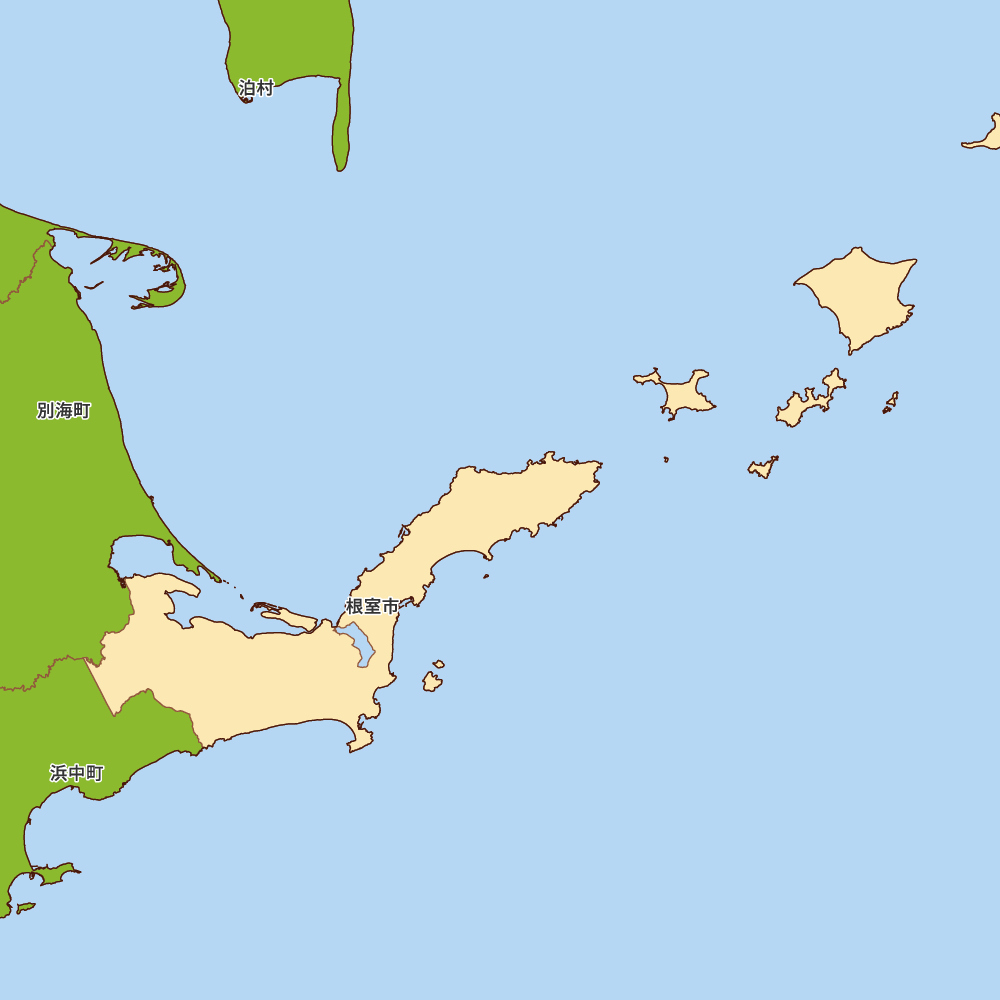 北海道根室振興局根室市の地図 | Map-It マップ・イット