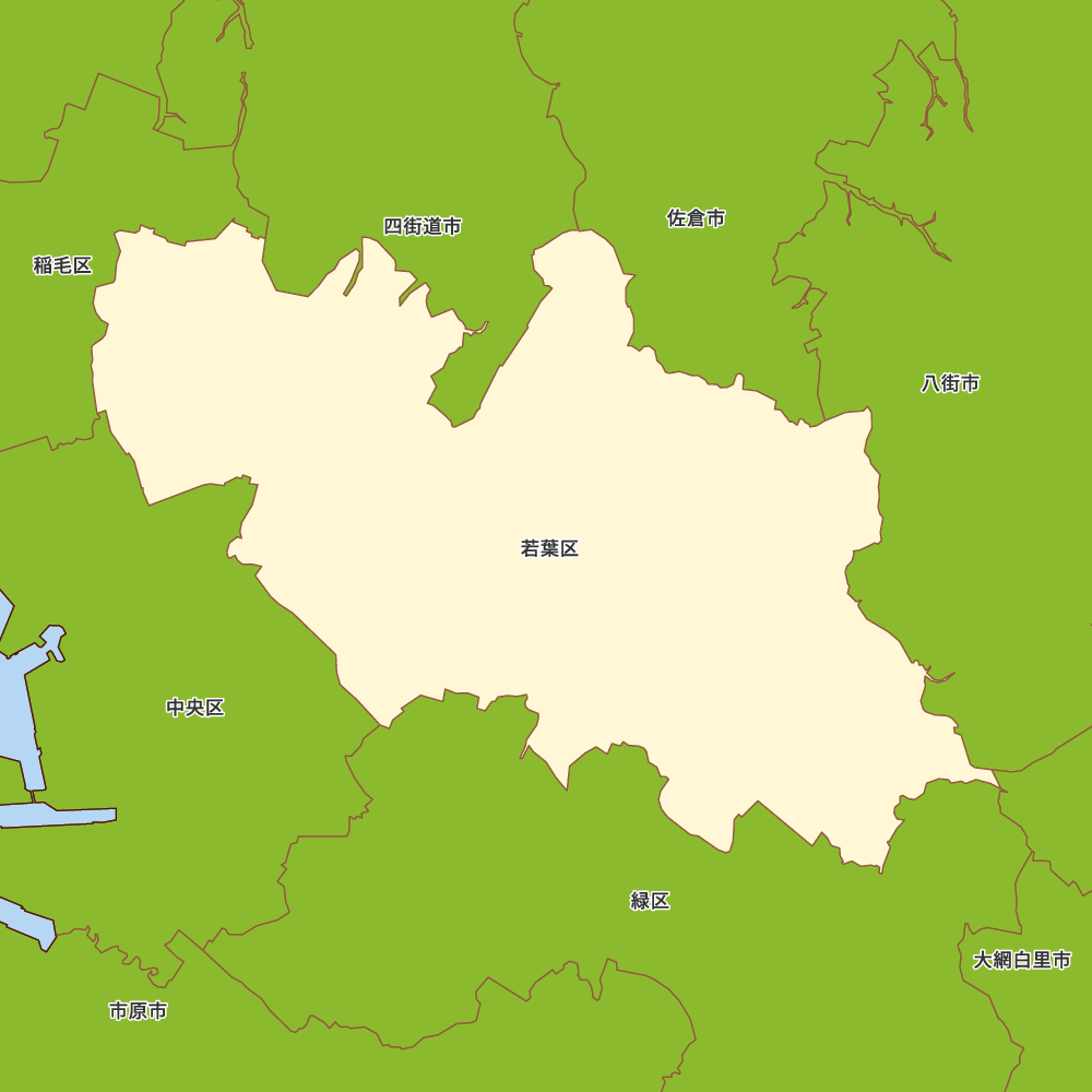 千葉県千葉市若葉区の地図 | Map-It マップ・イット