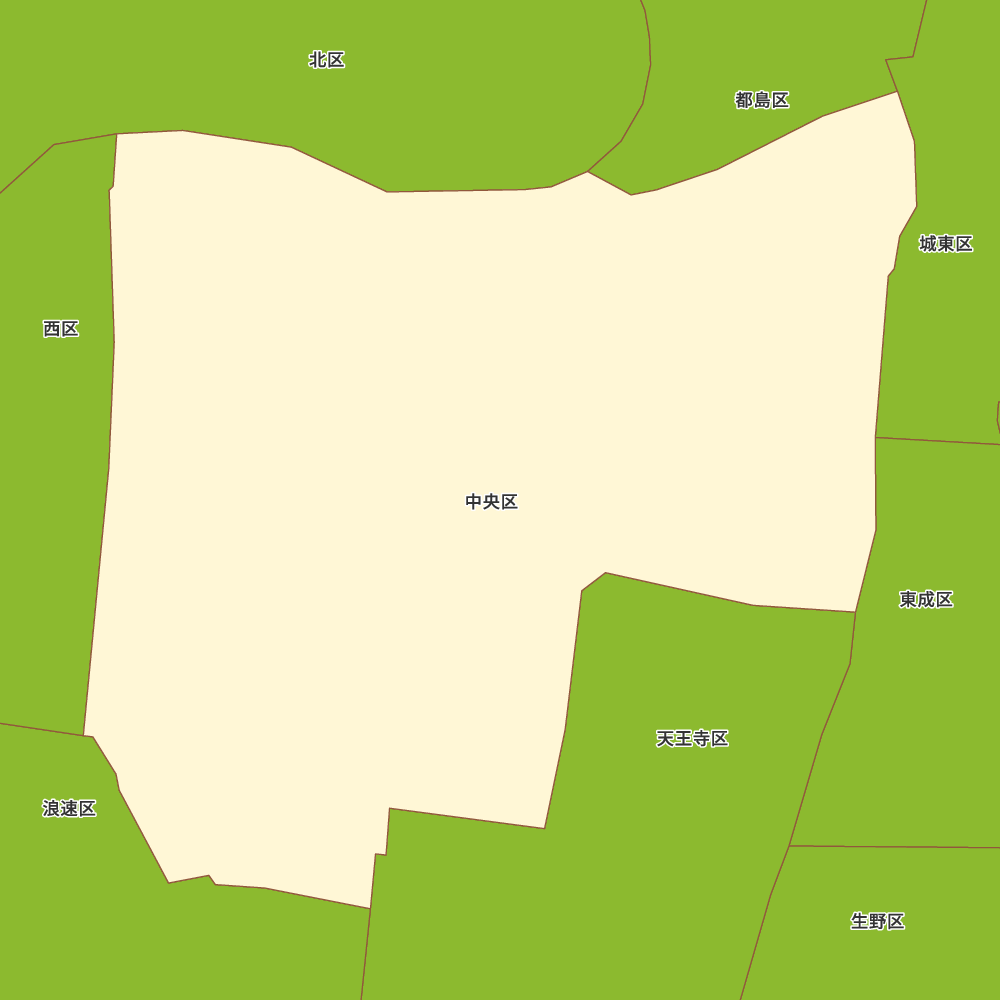 大阪府大阪市中央区の地図 | Map-It マップ・イット