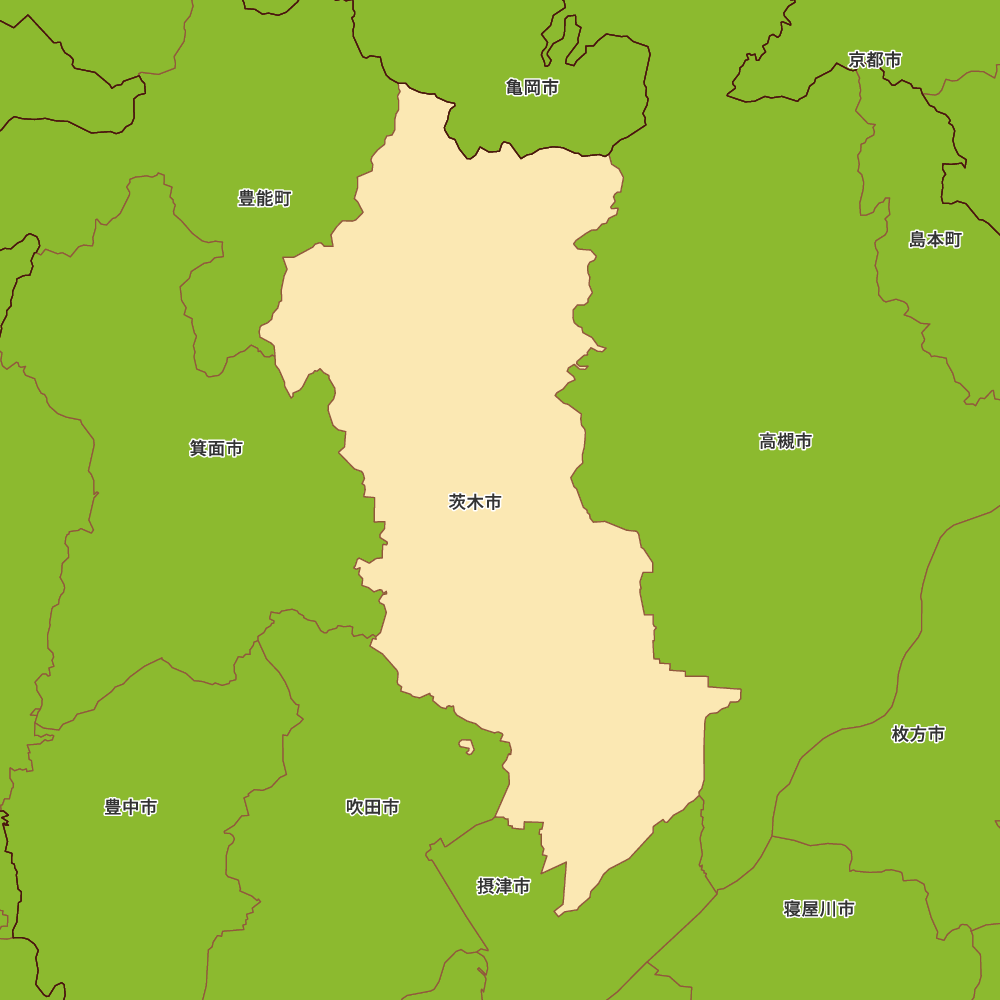 大阪府茨木市の地図 Map It マップ イット